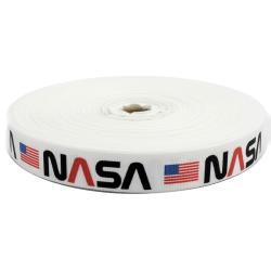 TAŚMA RYPSOWA 25 biała "NASA"50m