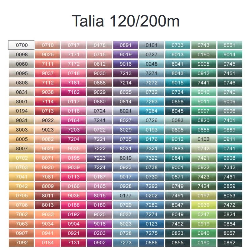 Karta kolorów 1 talia 120 200m